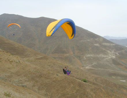 Parapente en Pachacamac