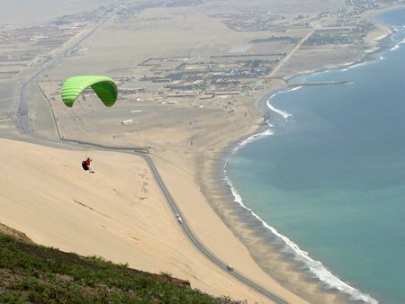 Parapente en Pasamayo